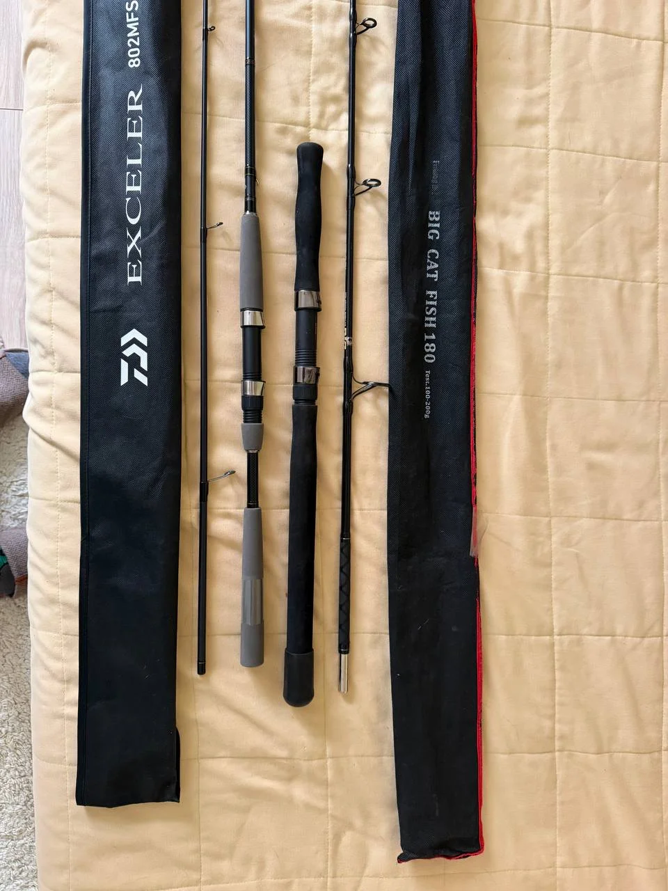 Спінінг Daiwa 24 Exceler Spin 802MFS 2.44 м тест 10–40 г