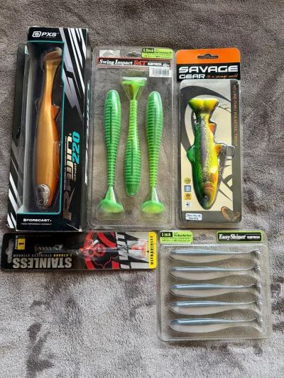 Набір приманок Savage Gear, Keitech, PXS + стінгер