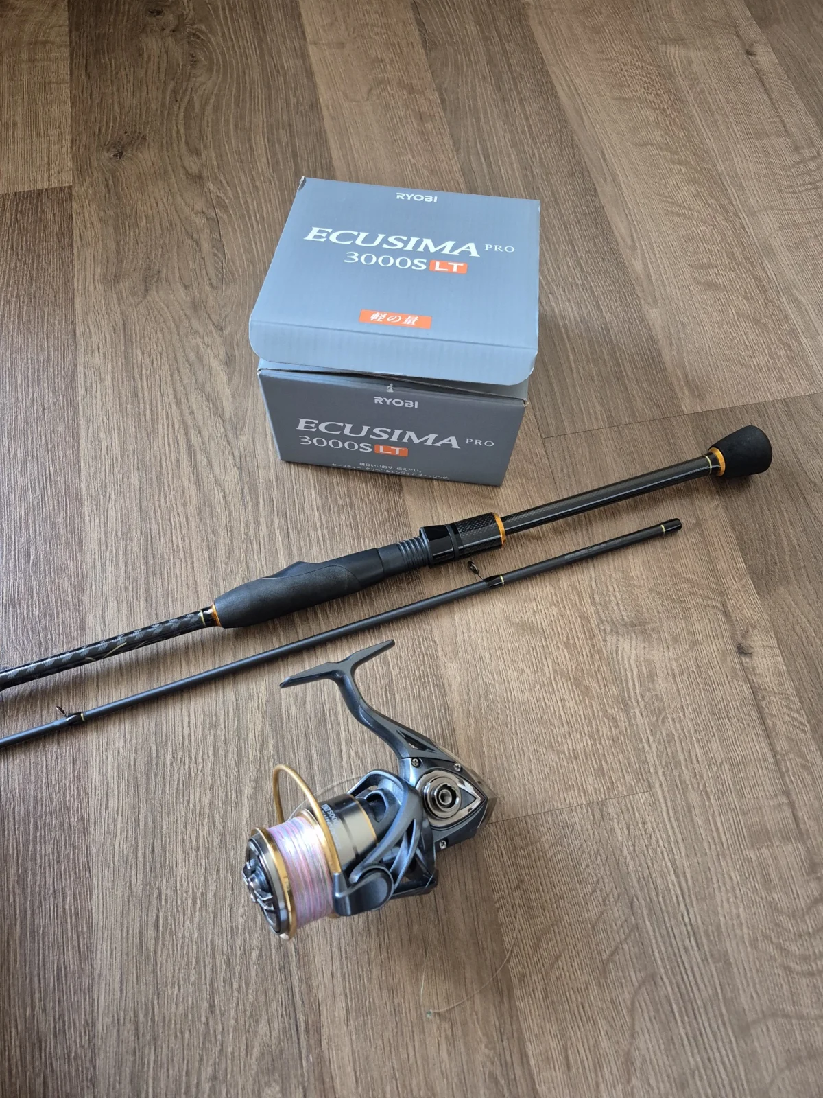 Комплект: спінінгове вудилище Golden Catch Vertais '19 VRS-762LT + котушка Ryobi Ecusima Pro LT3000S