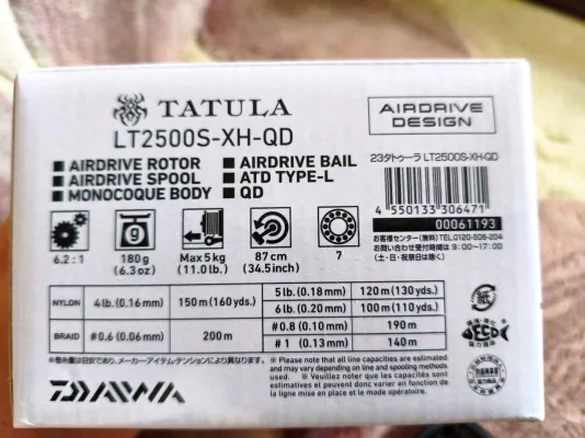 Котушка Daiwa Tatula LT2500S-XH-QD