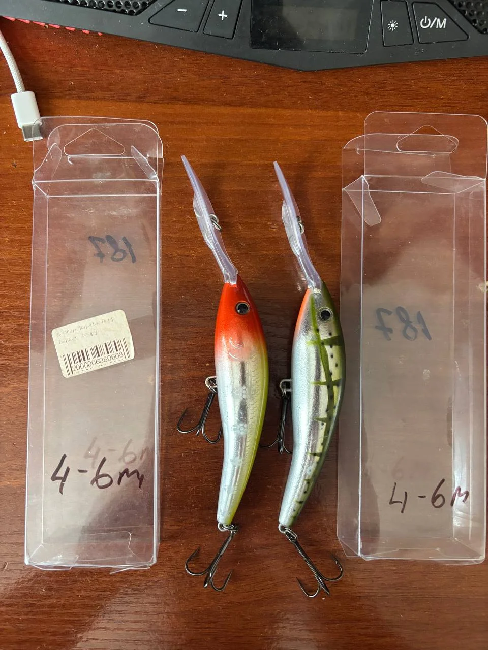 Воблери Rapala Deep Tail Dancer 110, 2 шт. (копії)
