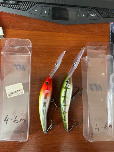 Воблери Rapala Deep Tail Dancer 110, 2 шт. (копії)