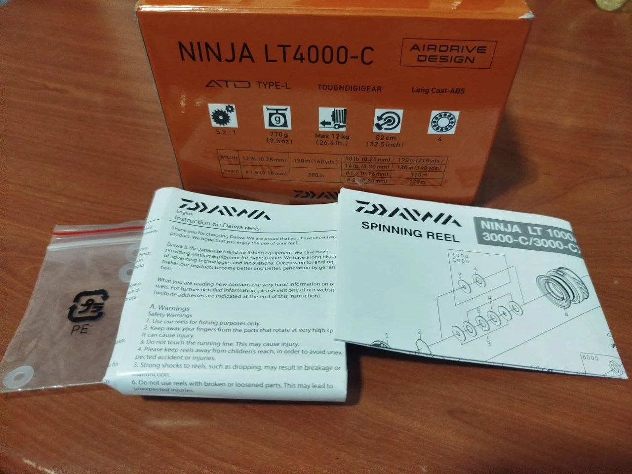 Котушка Daiwa Ninja LT4000 23