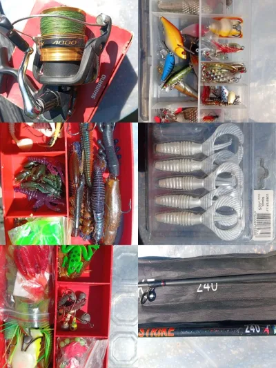 Комплект: спінінг 240 см 5-25 г + котушка Shimano 4000