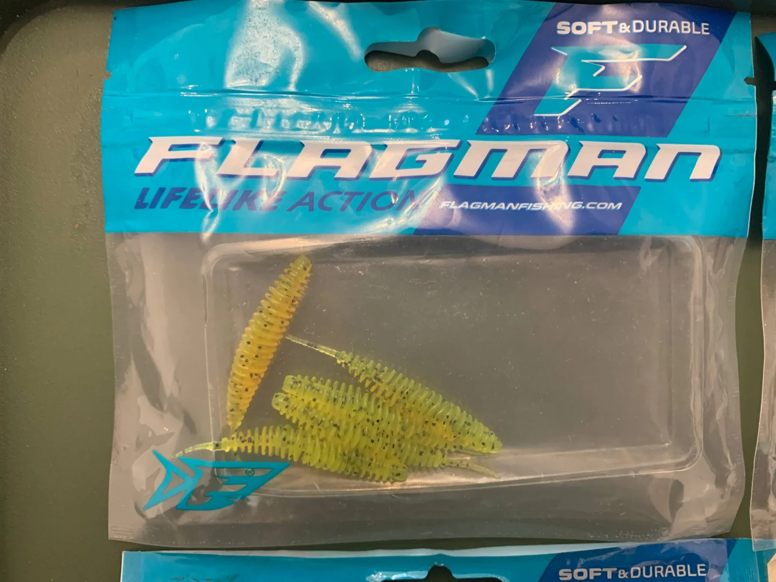 Силіконові приманки Flagman Hitomi та Mystic Fish FAT 2 дюйми