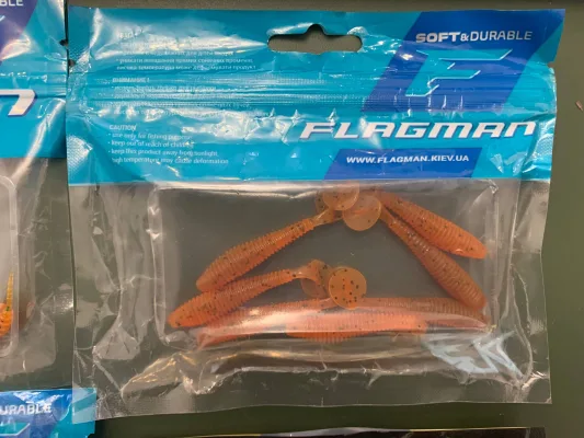 Силіконові приманки Flagman Hitomi та Mystic Fish FAT 2 дюйми