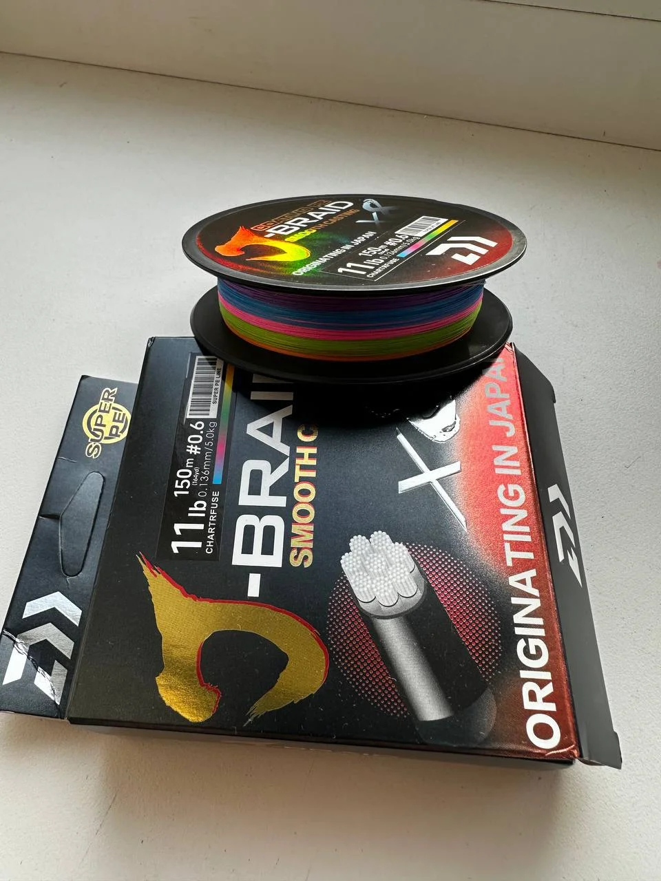 Шнур Daiwa J-Braid X8 0,6-1 mm 150 м 6к multicolor