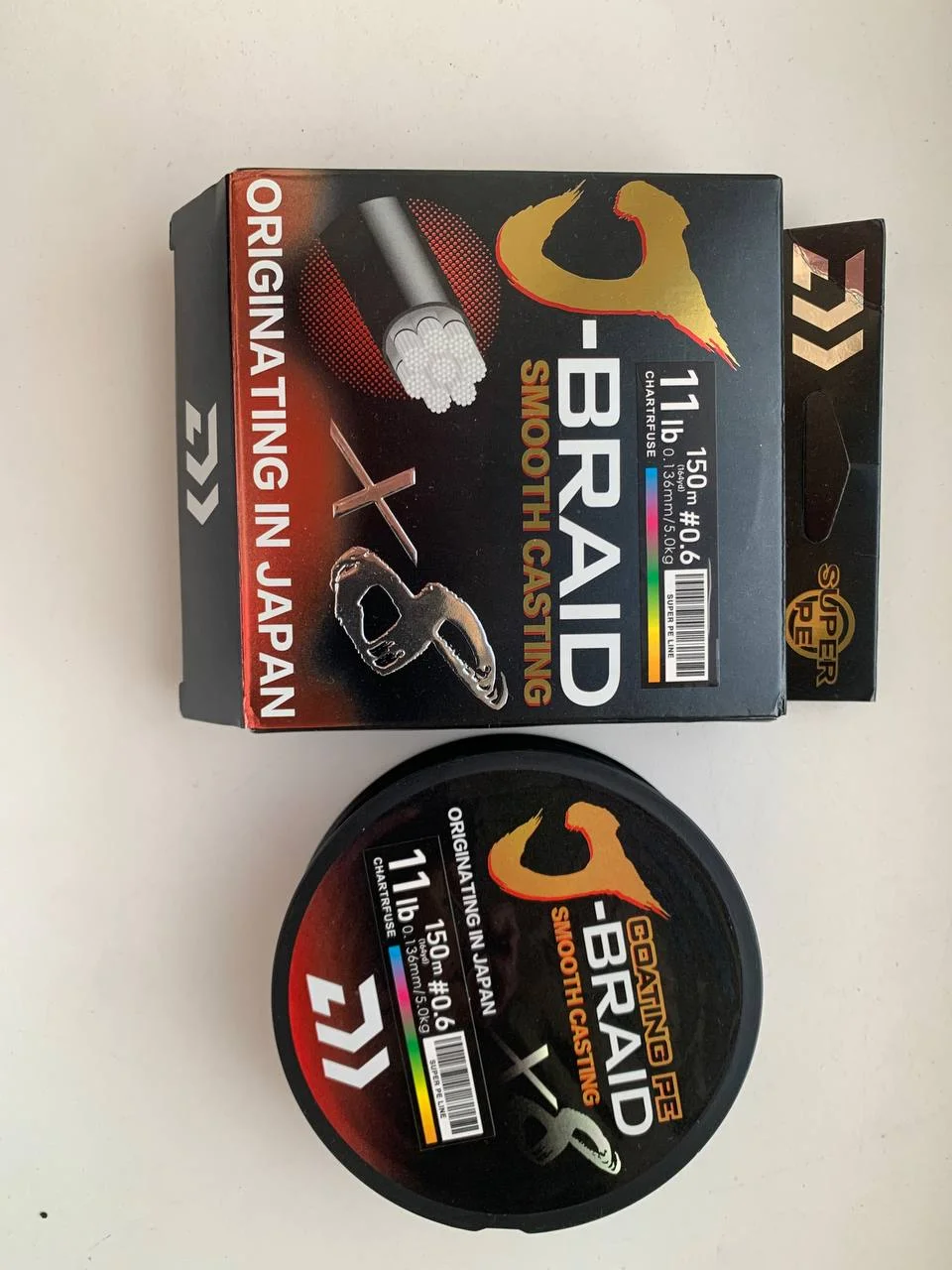 Шнур Daiwa J-Braid X8 0,6-1 mm 150 м 6к multicolor
