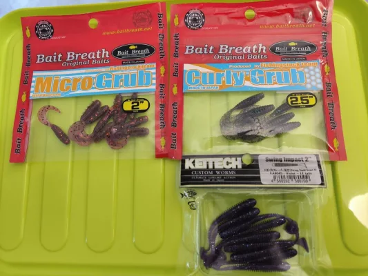 Набір силіконових приманок Bait Breath та Keitech