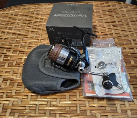 Котушка Shimano 12 Vanquish C3000 (з кнобом Gomexus, тюнінг)