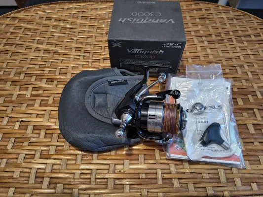 Котушка Shimano 12 Vanquish C3000 (з кнобом Gomexus, тюнінг)