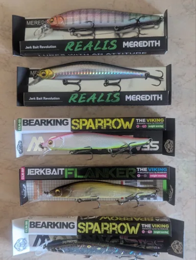 Набір воблерів Bearking та Meredith Megabass Vision 110