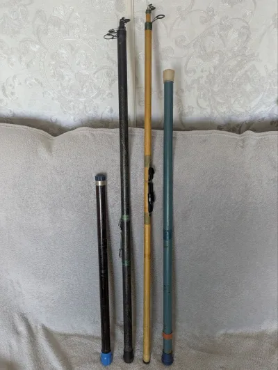 Вудилища радянські склопластикові без бренда, 4 шт.