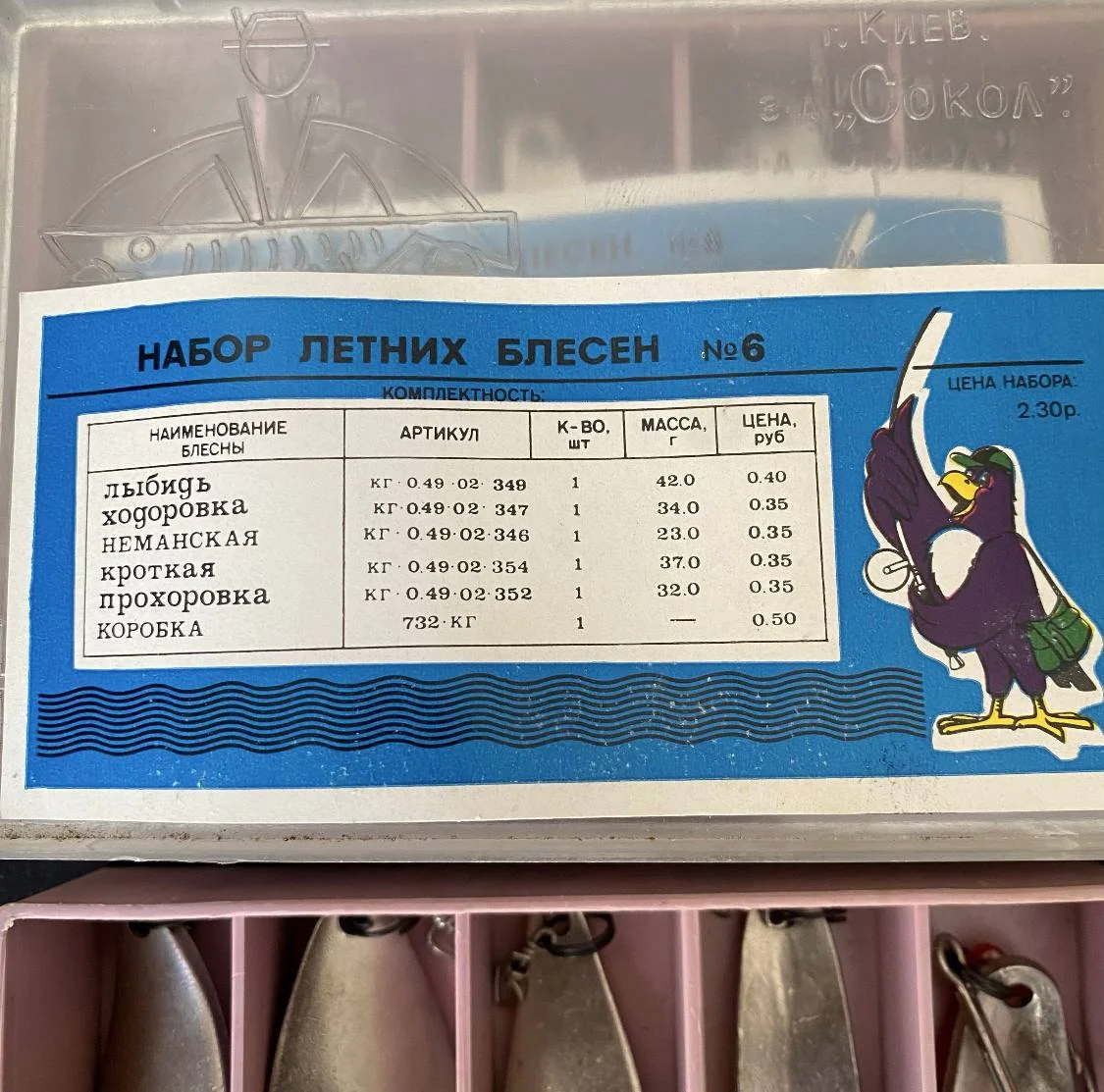 Набір блешень