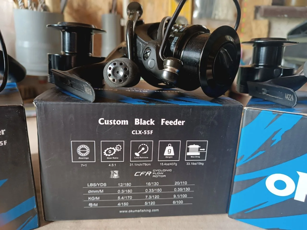 Котушка Okuma Custom Black Feeder CLX-55F