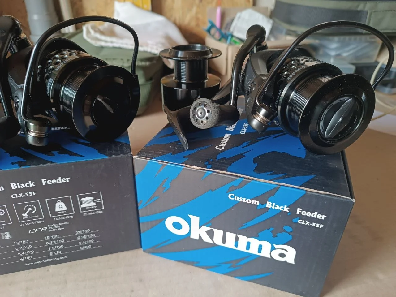 Котушка Okuma Custom Black Feeder CLX-55F