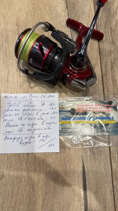 Котушка Daiwa Fuego 23 LT2500