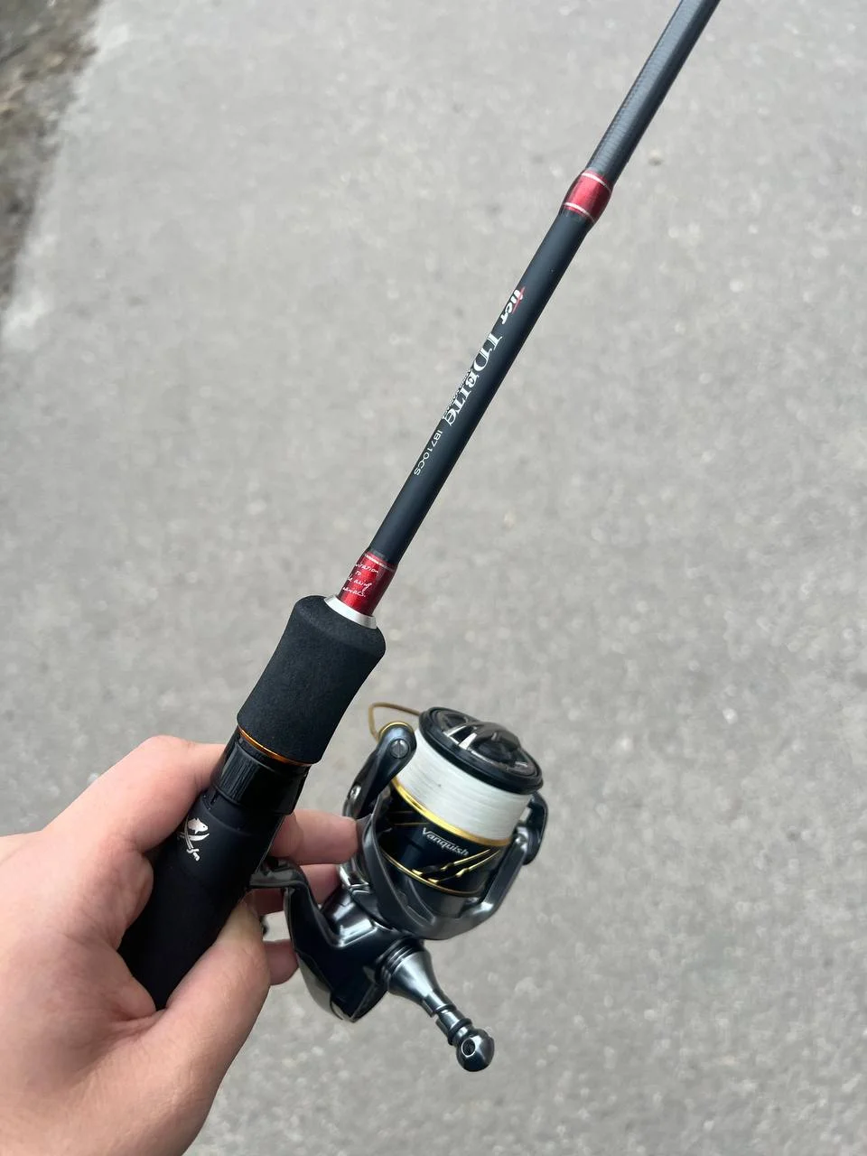 Комплект: спінінг Tict Inbite 710cs + котушка Shimano 16 Vanquish 3000