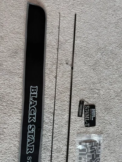 Спінінг Xesta Black Star 2nd Generation S74ML-T Multi Swap 2.24м 0.8-12г (нова)