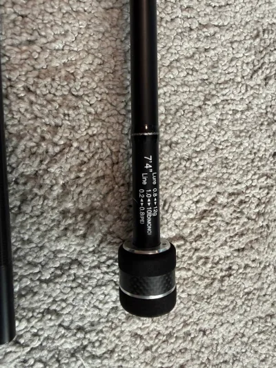 Спінінг Xesta Black Star 2nd Generation S74ML-T Multi Swap 2.24м 0.8-12г (нова)