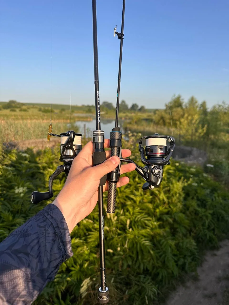 Спінінг Xesta Black Star 2nd Generation S74ML-T Multi Swap 2.24м 0.8-12г (нова)