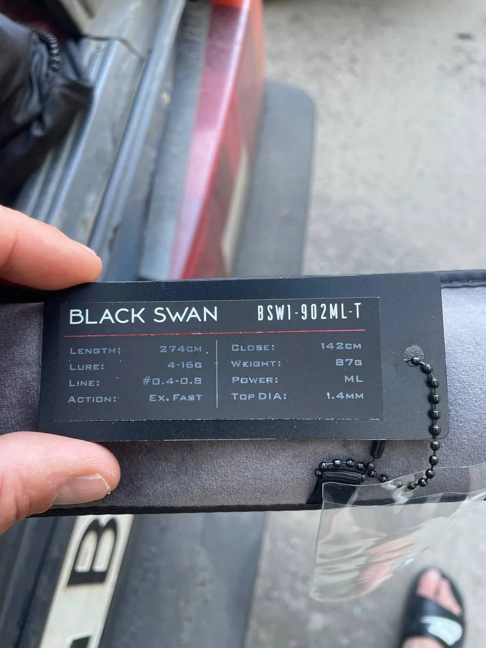 Спінінг Favorite Black Swan BSW1-842L-T 2.54м 4-16г