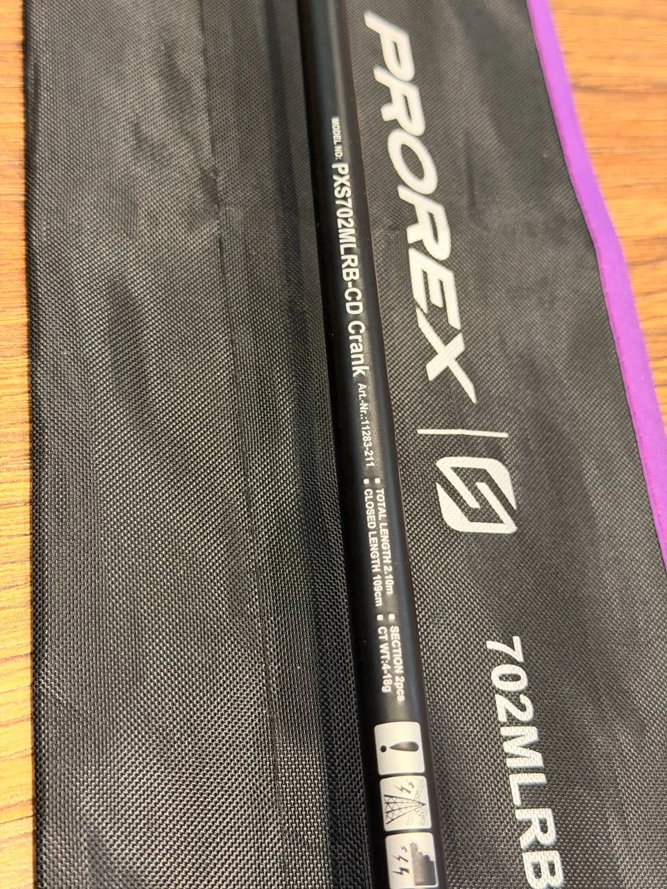 Спінінг кастинговий Daiwa Prorex S Baitcast 2.10м 4-18г