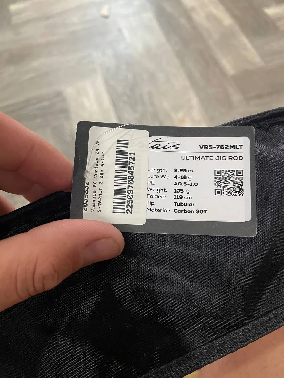 Спінінг Golden Catch Vertais '24 VRS-762MLT 2.29м 4-18г