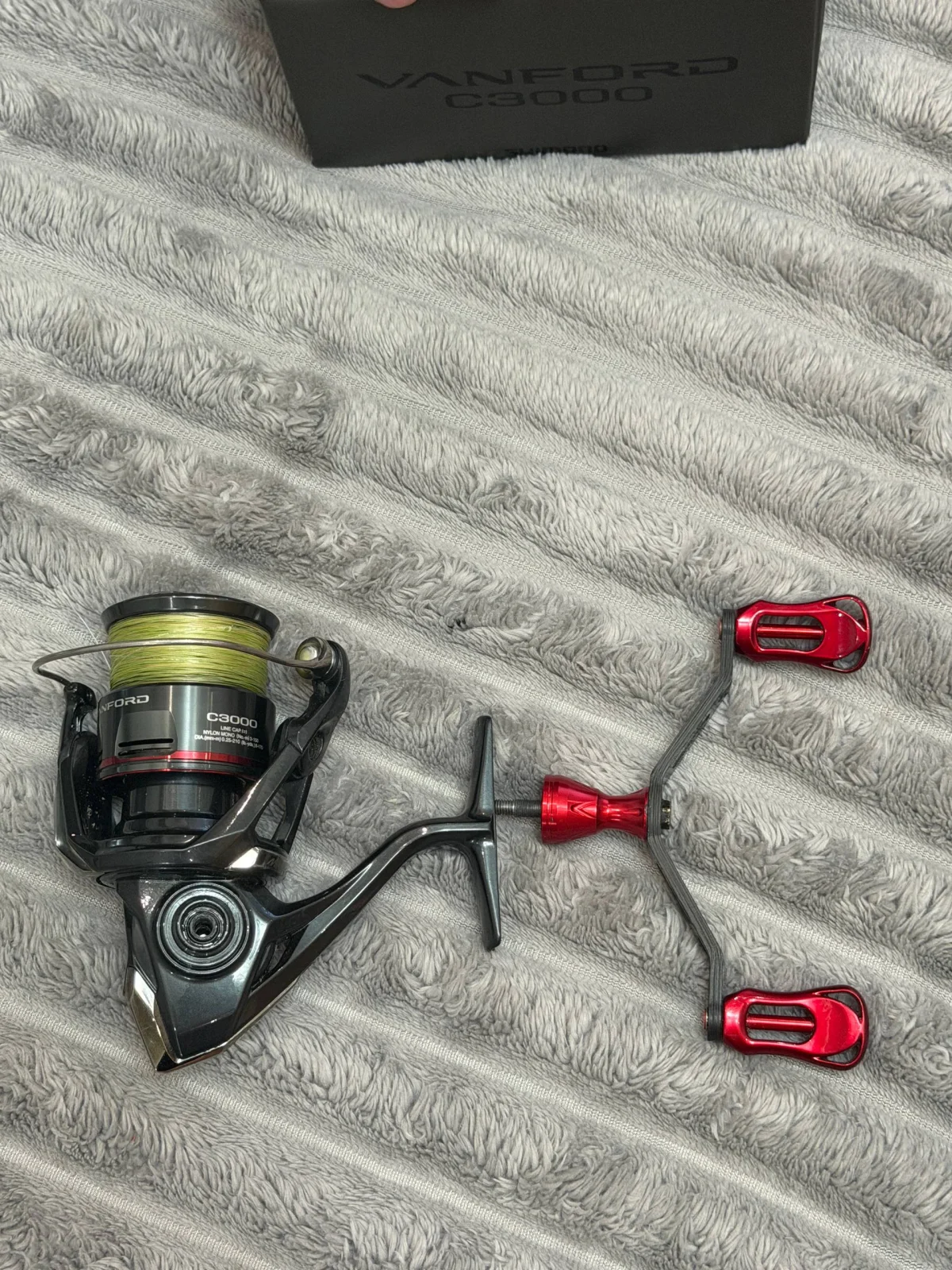 Спінінговий комплект: спінінг Shimano Soare CI4+ S900M-S 2.74м 3-28г та котушка Shimano Vanford FA C3000