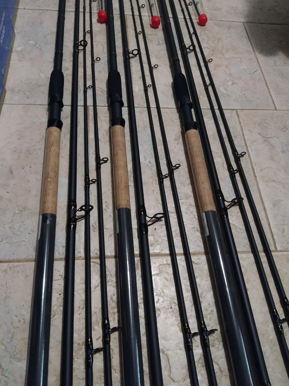Комплект снастей (3 вудилища Flagman Patriot Twin Tip Feeder/Carp 3.9м 150г та 3 котушки Flagman Patriot Twin Feeder 5500)