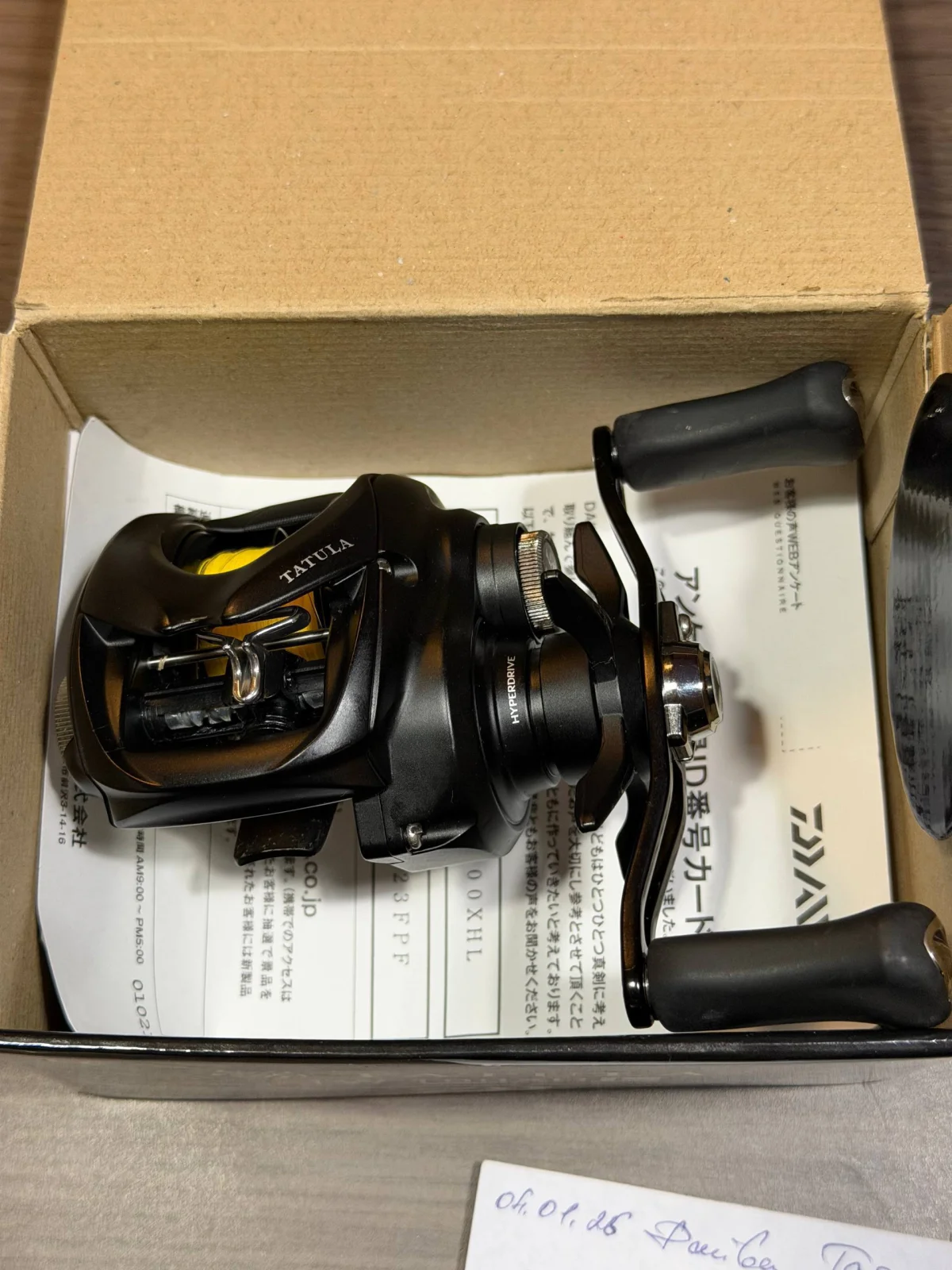 Мультиплікаторна котушка Daiwa 24 Tatula 100 XHL (з тюнінгом та шнуром Duel 100м, б/в)