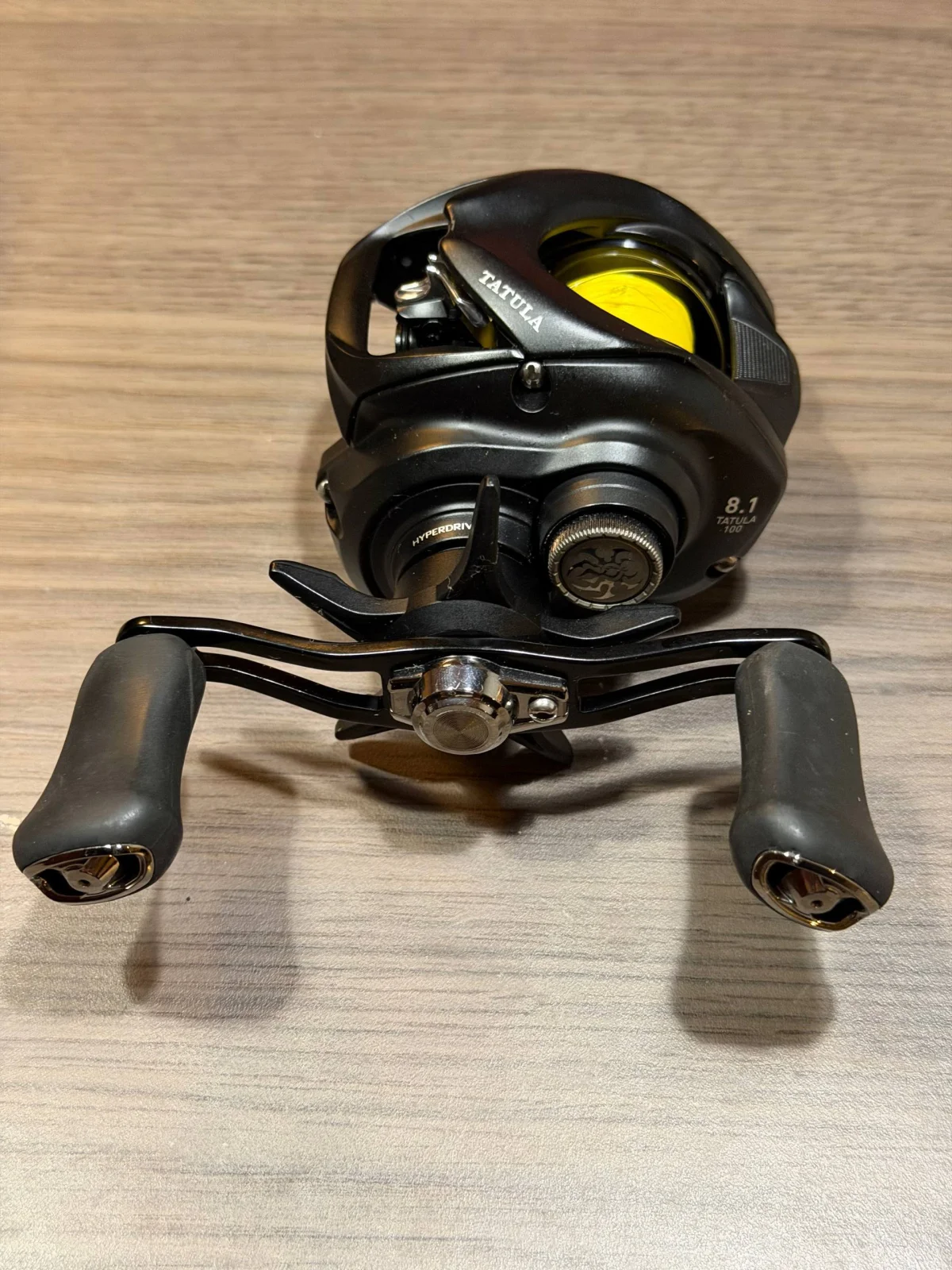 Мультиплікаторна котушка Daiwa 24 Tatula 100 XHL (з тюнінгом та шнуром Duel 100м, б/в)