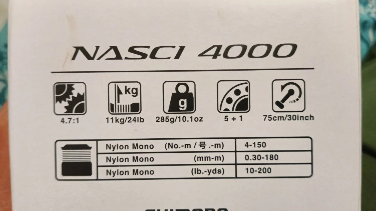 Котушка Shimano 21 Nasci 4000 (з тюнінгом)