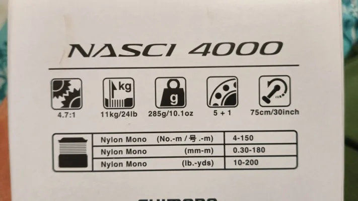 Котушка Shimano 21 Nasci 4000 (з тюнінгом)