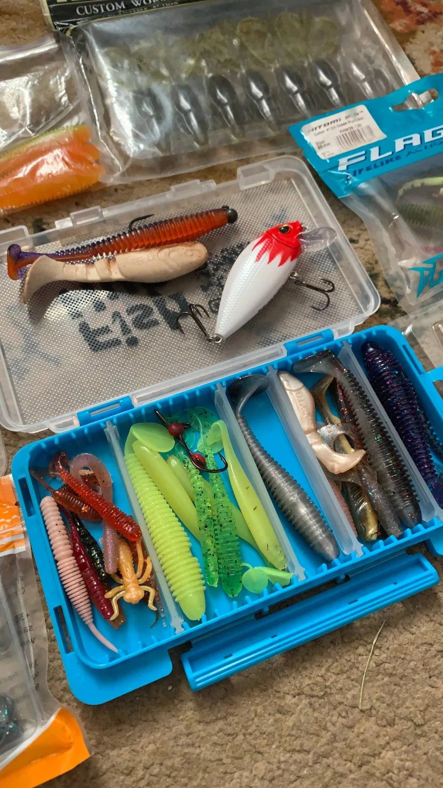 Набір силіконових приманок FishUp, Angry Baits, Flagman (лот)