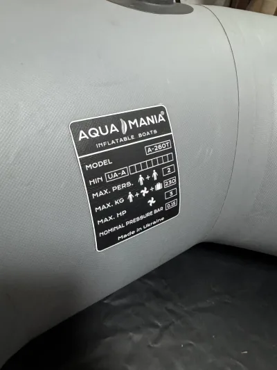 Надувний човен Aqua Mania A260-T (балон 36см)
