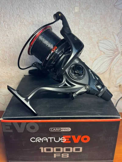 Коропова котушка Carp Pro Cratus Evo 10000 FS (з ліскою)