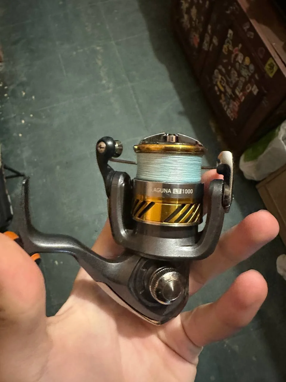 Спінінговий комплект: спінінг Azura Olivia 2.13м 0.5-3.5г та котушка Daiwa Laguna 1000LT