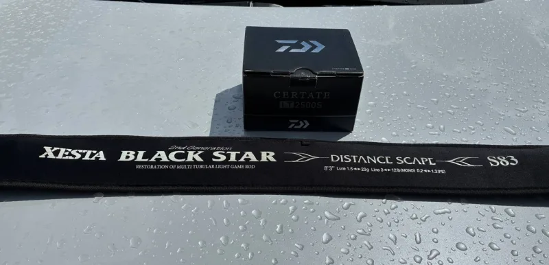 Спінінговий комплект: спінінг Xesta Black Star S83 2nd Gen (1.5-20г) та котушка Daiwa 19 Certate LT2500S