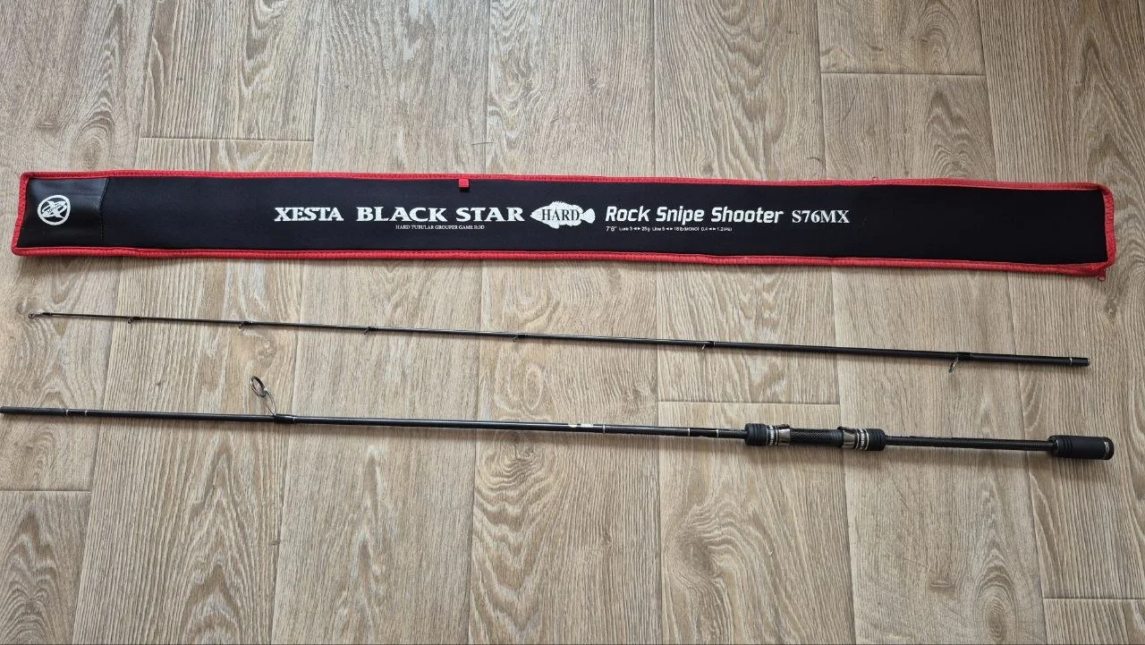 Спінінг Xesta Black Star Hard S-76MX 2.29м (тест до 30г)