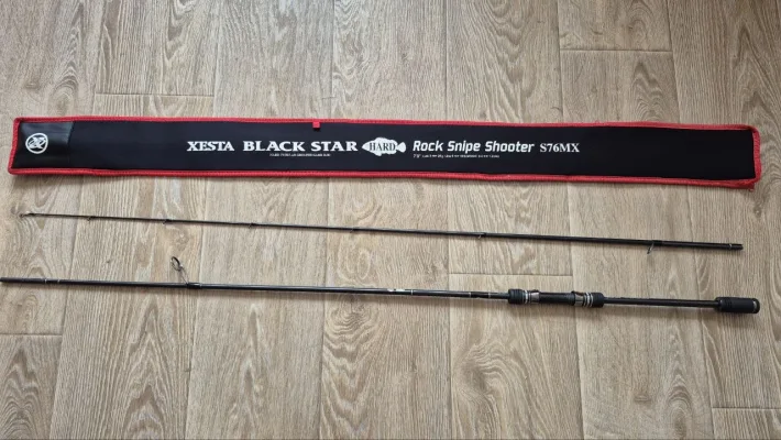 Спінінг Xesta Black Star Hard S-76MX 2.29м (тест до 30г)