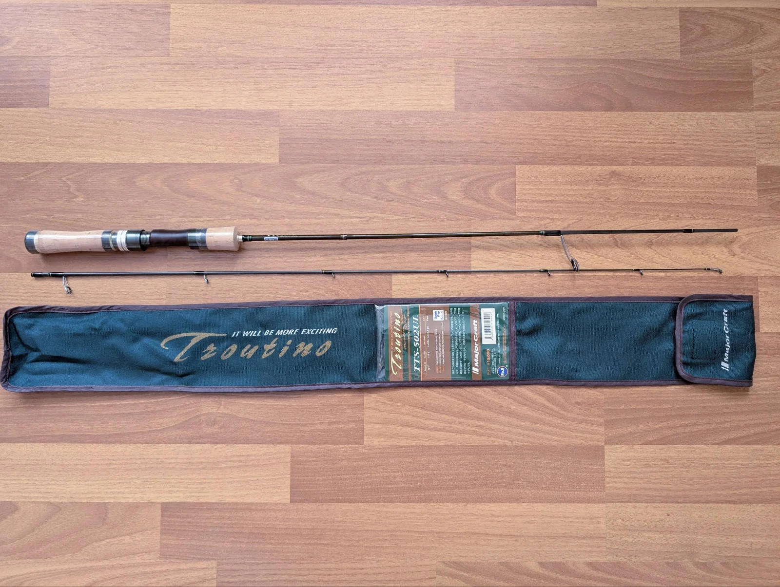 Спінінг Major Craft Troutino Stream TTS-502UL 1.52м 1-8г (новий)