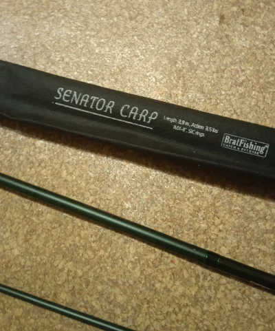Коропове вудилище Bratfishing Senator 3.90м 3.5lb (2-складове)